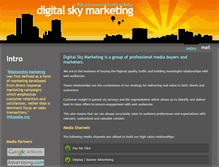 Tablet Screenshot of digitalskymarketing.com